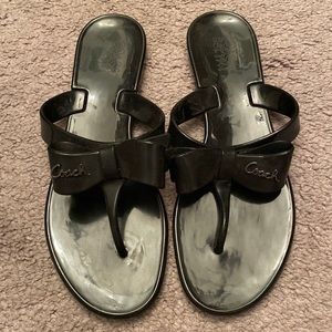 Coach flip flops